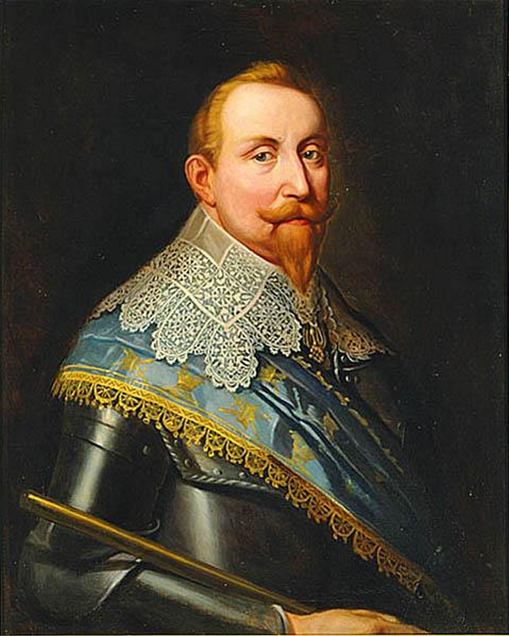 Portret króla szwedzkiego Gustawa II Adolfa
